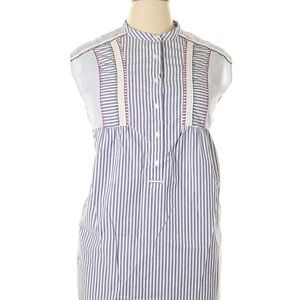 Lane Bryant Blue and White Striped Tunic